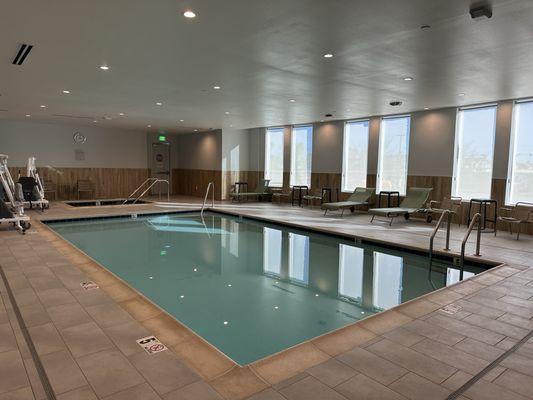 Heated indoor pool