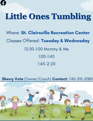 Preschool tumbling classes