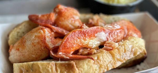Hot Lobster Roll - $32