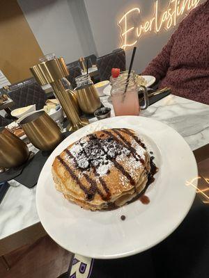 Double Oreo pancakes