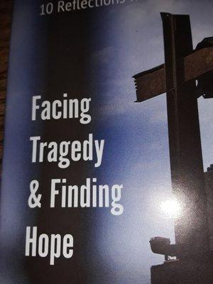 Booklet left on the seats November 11, 2021. God bless the USA.