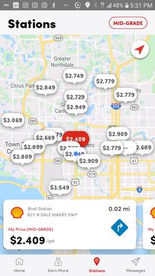 Total scam with Fuel Rewards. The Rewards app says you get a price. This station refuses to honor the Rewards price, closes the pumps