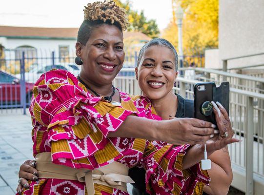 At an event with one of our community leaders.