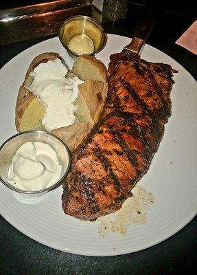 3/5 NY Strip & Baked Potato