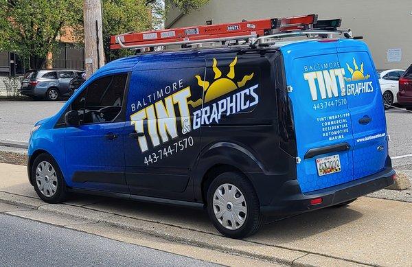 Baltimore Tint & Graphics offering vehicle wrapping, window film, paint protection and marine applications.
