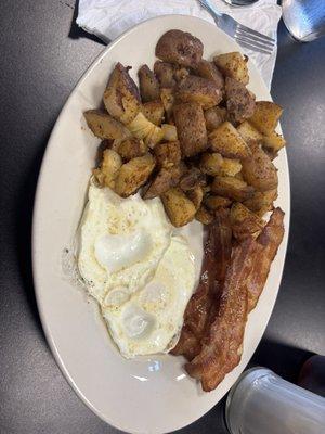 Bacon and eggs