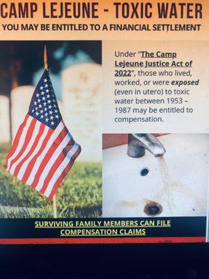 Camp Lejune Suit Info