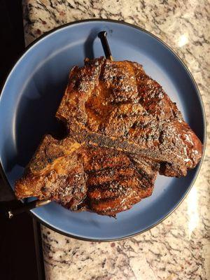 1.750" Prime Porter House, 130 degrees.