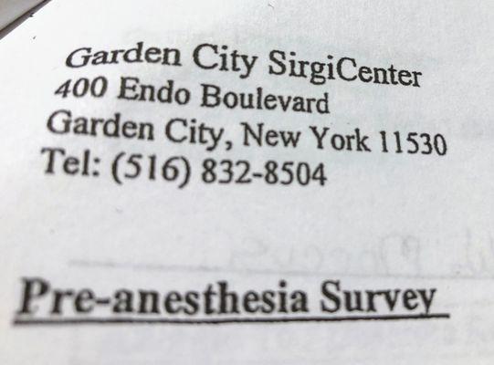 Garden City Surgery Center