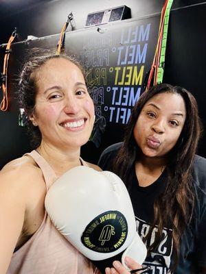 Celebrating my friends bday with a mindful sweat!