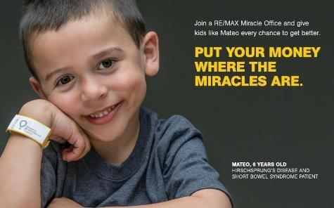 I put my money where the Miracles are. For every home I sell I make a donation to Children's Miracle Network on your behalf.