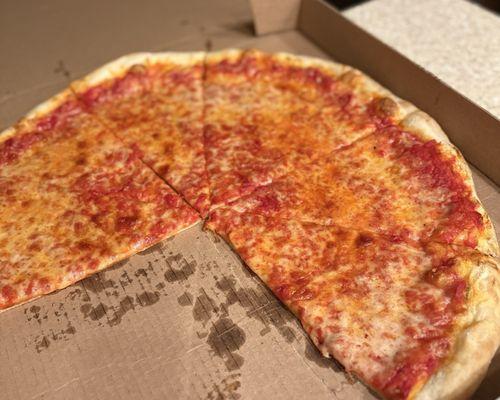 Large Cheese Pizza - almost forgot to take a pic I was so hungry