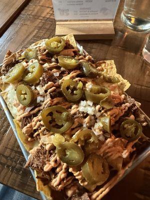 Birria nachos