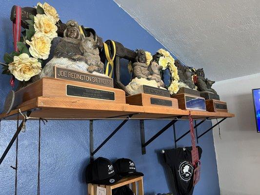 Iditarod trophies