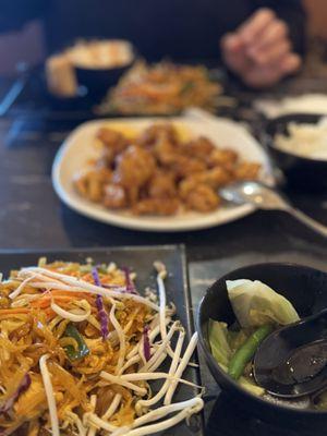 Pad Thai lunch Special and Orange chicken a la carte