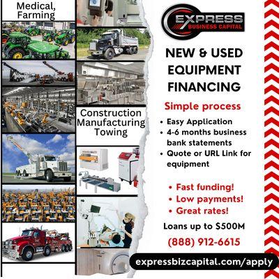 Equipment Financing and leasing