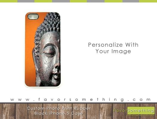 Custom personalized iPhone 5 and 5s cases. Customizable with any image, photo or artwork. http://www.favoesomething.com