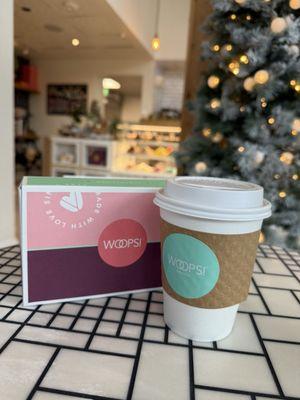 Got some macaroons with a lovely hot chocolate, woops is just as lovely as I remember