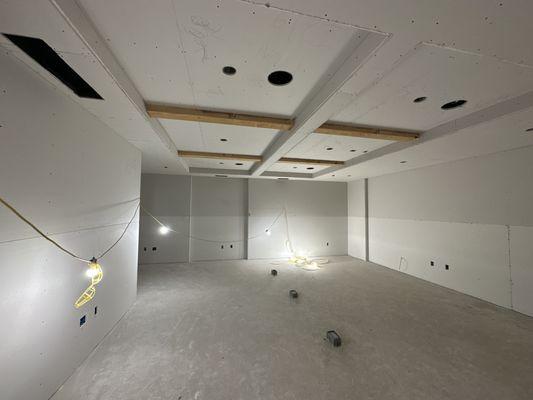 Fargo Drywall basement finishing
