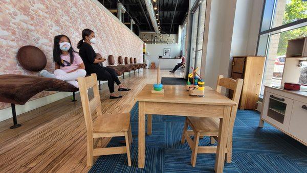 child area in waiting room