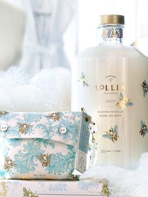 Lollia by Margo Elena. Handcremes, perfumes, salt salts, bubble bath and shower gels.