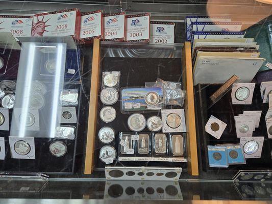 Estate coin collection ready for our online auction.