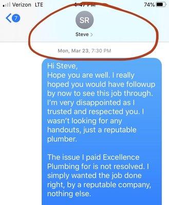 Excellence Plumbing