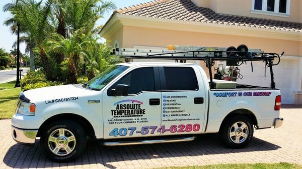 Absolute Temperature Controls, Service Truck