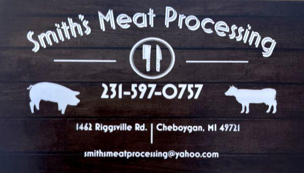 Smith's Meat Processing
