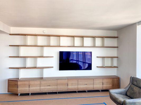 Console and shelving