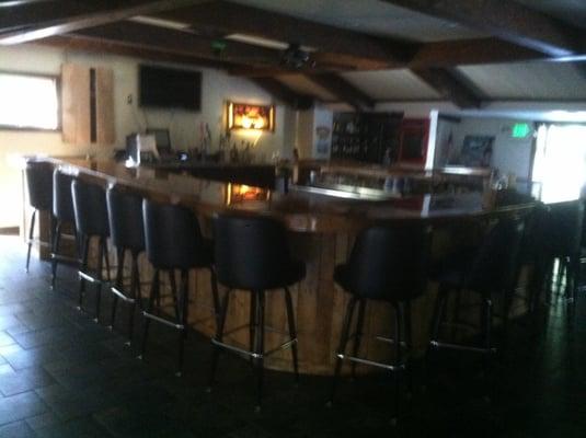 The bar area, recently updated.