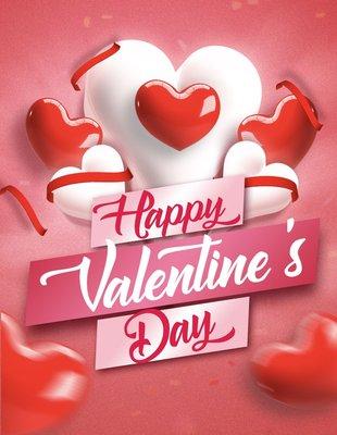 Warm wishes for a happy Valentine's Day for all of our customers.
We hope you celebrate it by doing all the things you love.