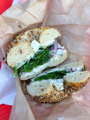 Bagel with Flavored Spread