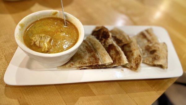 Palata w/Chicken Curry Dip