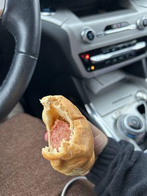 Jumbo jalapeño sausage n cheese kolache