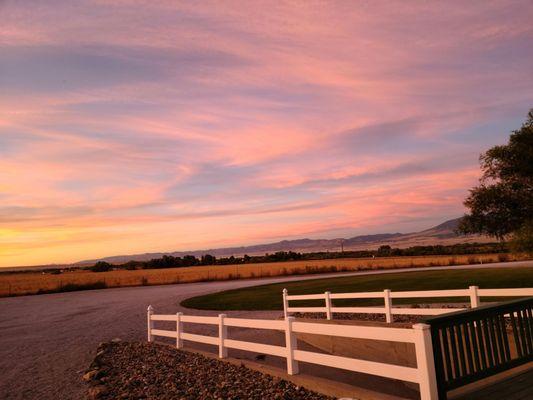 We do beautiful sunsets