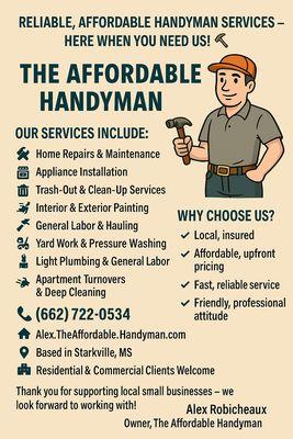 The Affordable HandyMan