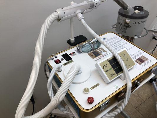 Neo Aerolase machine- amazing for skin tightening and rejuvenation.