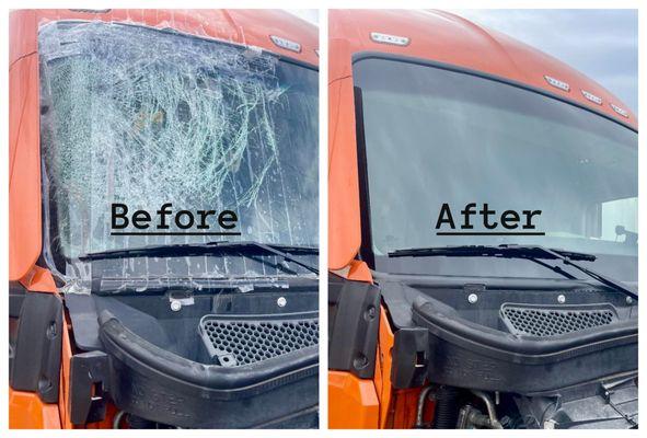 Sentry Glass is proud to offer service for any vehicle glass replacement. We are very proud to service our Semi drivers.