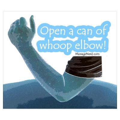 watch out we know it's serious when the elbow comes out!