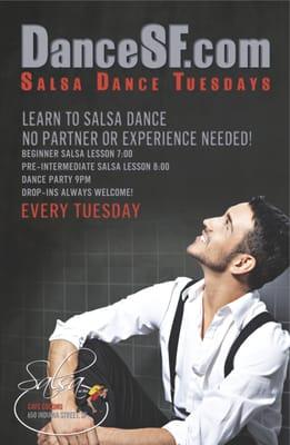 Salsa Dance Tuesdays - Dance Classes and Salsa Dance Lessons