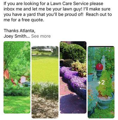 Recent yards of satisfied customers