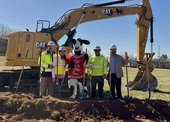 Groundbreaking ceremony at Chick-Fil-A Frederick, MD!