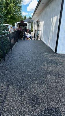 RubberStone is high-quality rubber, ensuring your deck stands the test test of time against the elements.