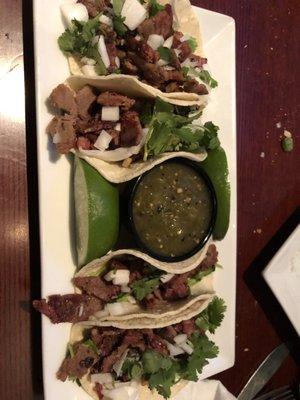 Street Tacos w/Brisket
