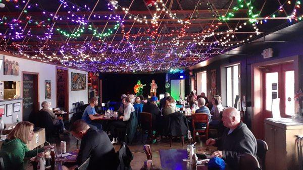 Lunch time music with #girlcrush at Penny Lane