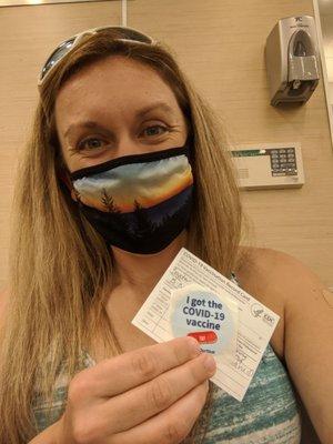 Got my 2nd shot! All set