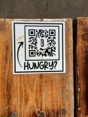 QR code to order online