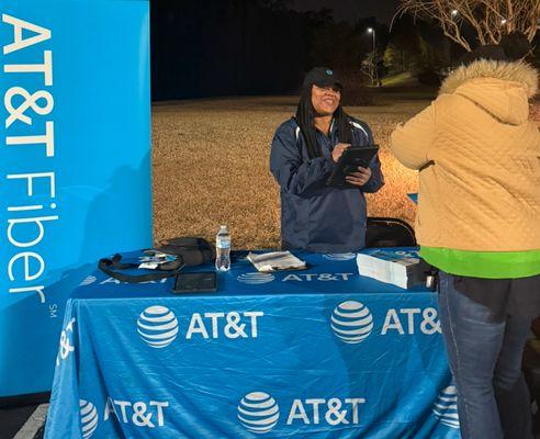 Working late with this SUCCESSFUL Neighborhood pop up event!