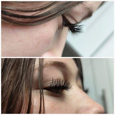L-Shape volume lashes